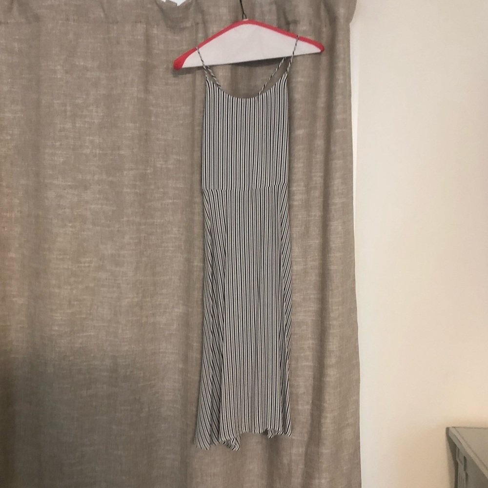 Privacy Please Striped Midi Dress